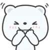 😆 Эмодзи «White Bear» для Telegram