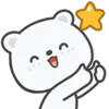 👍 Эмодзи «White Bear» для Telegram