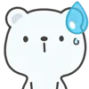 😥 Эмодзи «White Bear» для Telegram
