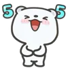 😆 Эмодзи «White Bear» для Telegram