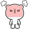 🤬 Эмодзи «White Bear» для Telegram