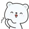 👏 Эмодзи «White Bear» для Telegram