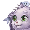 🐟 Эмодзи «White Cat» для Telegram