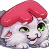 🪦 Эмодзи «White Cat» для Telegram
