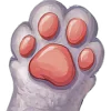 👋 Эмодзи «White Cat» для Telegram