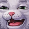😏 Эмодзи «White Cat» для Telegram