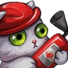 👩‍🚒 Эмодзи «White Cat» для Telegram
