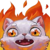 🔥 Эмодзи «White Cat» для Telegram