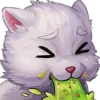 🤮 Эмодзи «White Cat» для Telegram