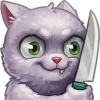 🔪 Эмодзи «White Cat» для Telegram