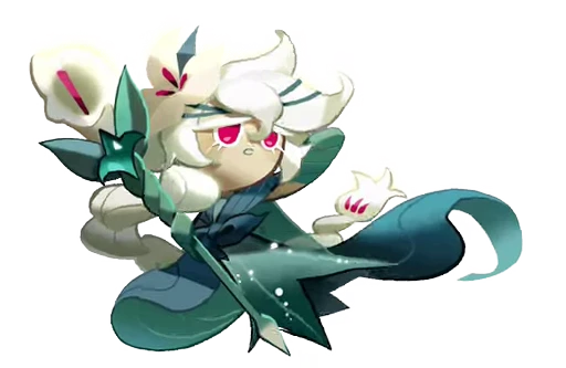 Стикерпак White Lily Cookie! (Anim) для Telegram — скачать