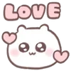 🐹 Эмодзи «White Motchiri Hamu» для Telegram