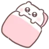 🐹 Эмодзи «White Motchiri Hamu» для Telegram