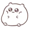 🐹 Эмодзи «White Motchiri Hamu» для Telegram