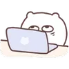 🐹 Эмодзи «White Motchiri Hamu» для Telegram