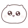 🐹 Эмодзи «White Motchiri Hamu» для Telegram