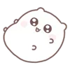 🐹 Эмодзи «White Motchiri Hamu» для Telegram