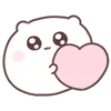 🐹 Эмодзи «White Motchiri Hamu» для Telegram