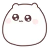 🐹 Эмодзи «White Motchiri Hamu» для Telegram