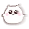🐹 Эмодзи «White Motchiri Hamu» для Telegram