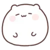 🐹 Эмодзи «White Motchiri Hamu» для Telegram