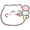 🐹 Эмодзи «White Motchiri Hamu» для Telegram