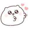 🐹 Эмодзи «White Motchiri Hamu» для Telegram