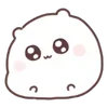 🐹 Эмодзи «White Motchiri Hamu» для Telegram