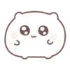 🐹 Эмодзи «White Motchiri Hamu» для Telegram
