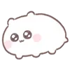 🐹 Эмодзи «White Motchiri Hamu» для Telegram