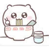 🐹 Эмодзи «White Motchiri Hamu» для Telegram