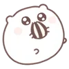 🐹 Эмодзи «White Motchiri Hamu» для Telegram