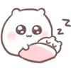 🐹 Эмодзи «White Motchiri Hamu» для Telegram