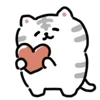 ❤️ Эмодзи «White Tiger - тигр» для Telegram