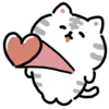 ❤️ Эмодзи «White Tiger - тигр» для Telegram
