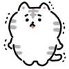 😰 Эмодзи «White Tiger - тигр» для Telegram