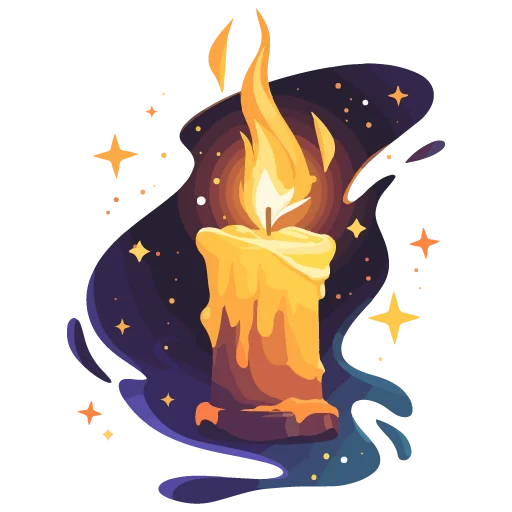 🕯 Стикер «White Witch» для Telegram