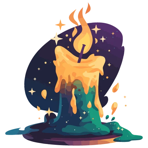 🕯 Стикер «White Witch» для Telegram