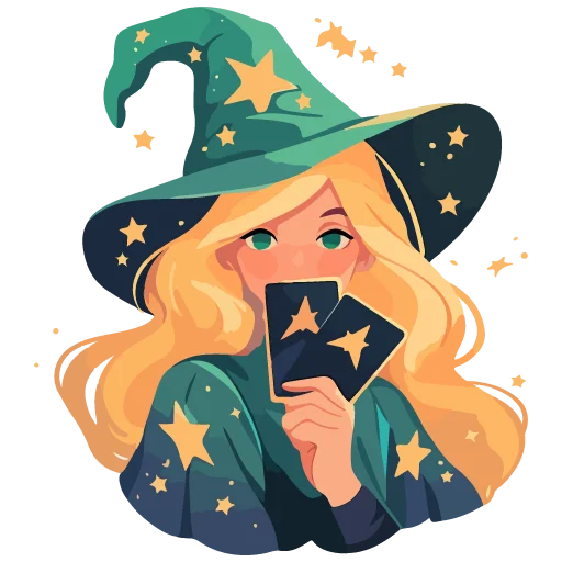 📩 Стикер «White Witch» для Telegram