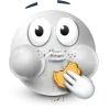 🤩 Эмодзи «White Face Emoji» для Telegram
