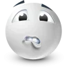 🤩 Эмодзи «White Face Emoji» для Telegram