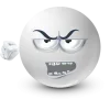 🤩 Эмодзи «White Face Emoji» для Telegram