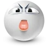🤩 Эмодзи «White Face Emoji» для Telegram