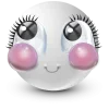 🤩 Эмодзи «White Face Emoji» для Telegram