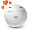 🤩 Эмодзи «White Face Emoji» для Telegram