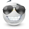🤩 Эмодзи «White Face Emoji» для Telegram