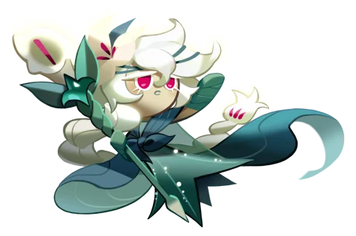🤩 Стикер «White Lily Cookie» для Telegram