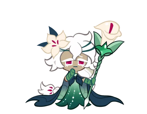 🤩 Стикер «White Lily Cookie» для Telegram