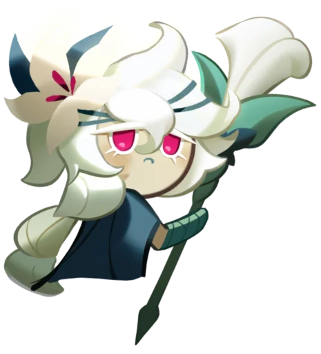 🤩 Стикер «White Lily Cookie» для Telegram