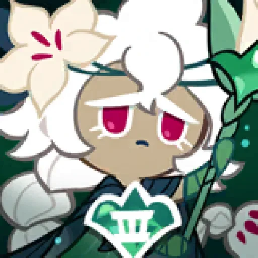 🤩 Стикер «White Lily Cookie» для Telegram